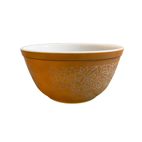 Vintage Woodland Tan Pyrex Mixing Bowl 1.5 Qt. - Picture 1 of 10